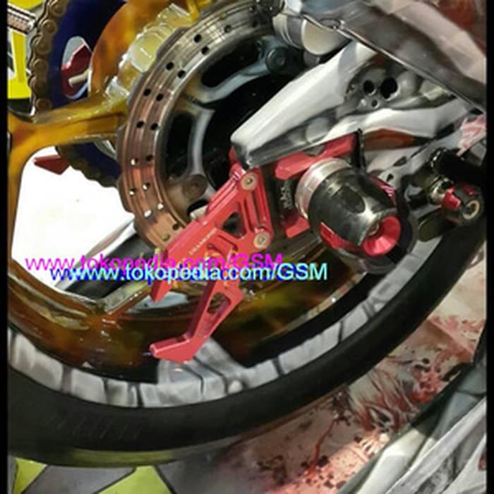 arm extention aksesoris anting swing arm cnc motor sport & bebek