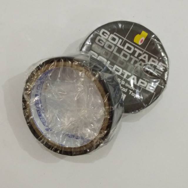 

Isolasi Kabel Gold Tape Hitam (K)