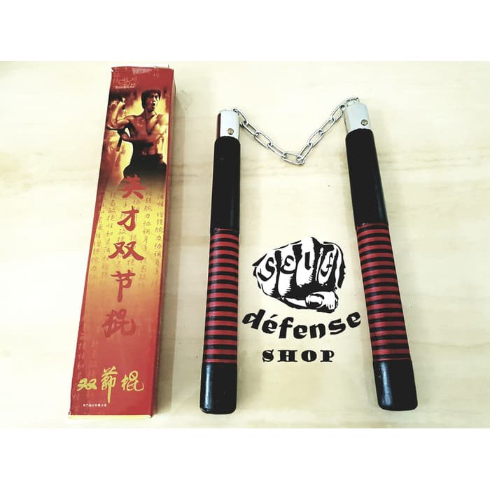 PROMO COD Double Stick/Nunchaku Shaolin Kungfu - Grip Kain --