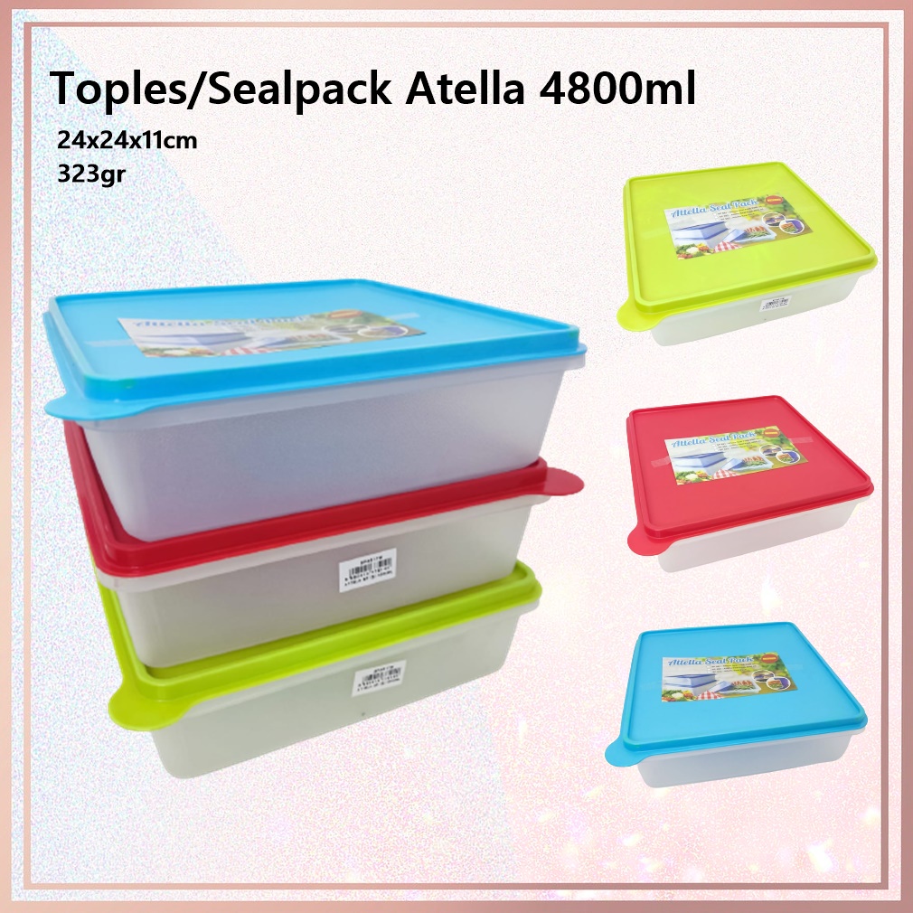 Toples Penyimpanan/Sealpack Atella 4800ml