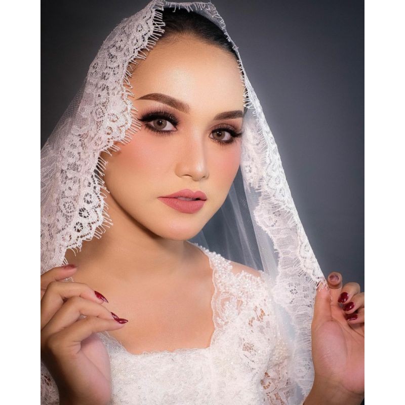 Veil Brokat ibu besan dan Pengantin / Slayer Pengantin Brukat