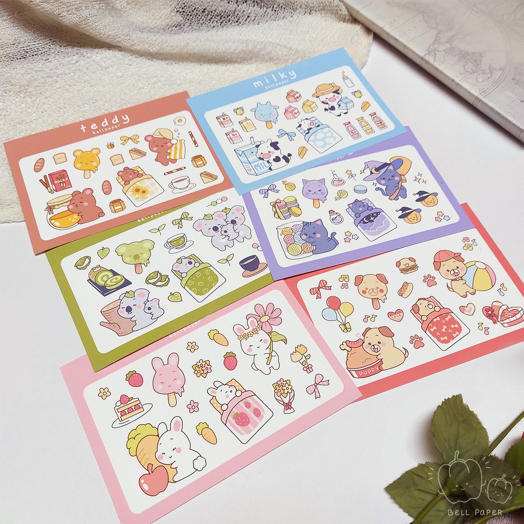 

Sticker Hewan Petite Pet - Dekorasi Planner Scrapbook Journal Diary - Sticker Korea Lucu [BellPaper]