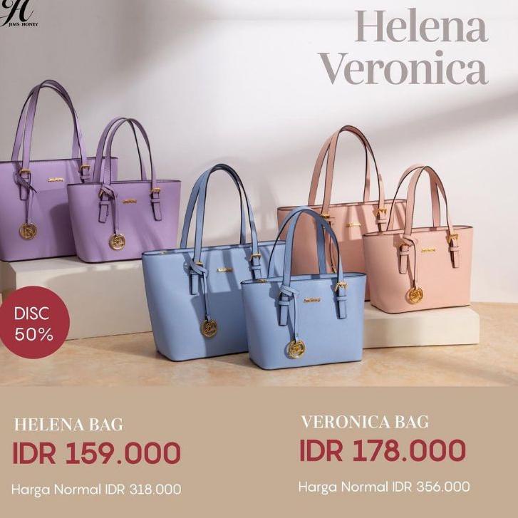 Koleksi Terbaru.. VERONICA & HELENA JIMS HONEY TAS JINJING BRAND ORIGINAL