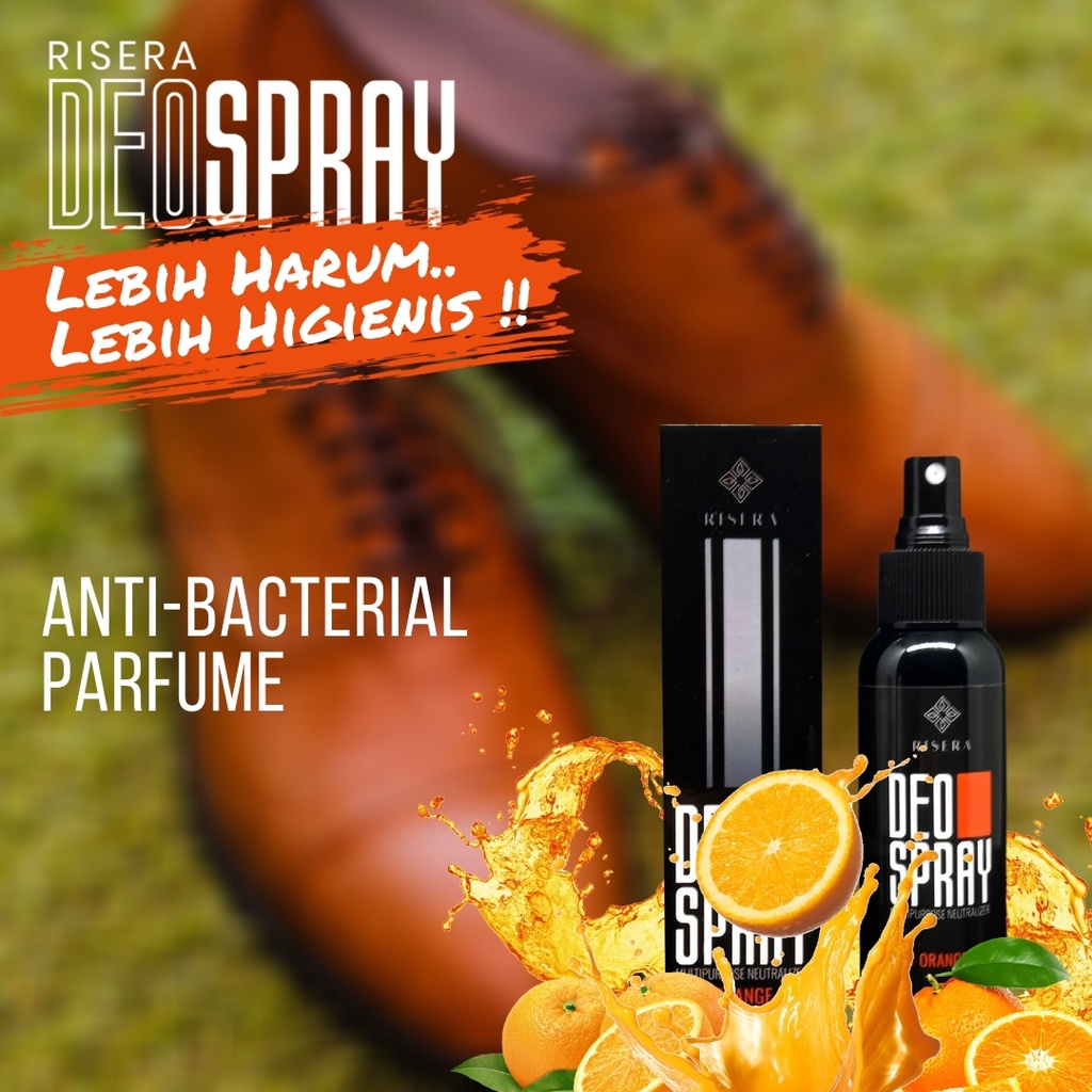 Parfum Sepatu | Shoe Parfume | Pembersih Sepatu Anti Bakteri | Parfum Helm dan Jacket | 100ml RISERA