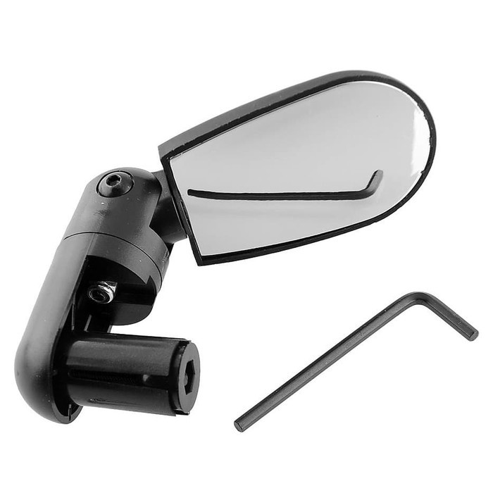 Kaca Spion 360 Rotate Handlebar Sepeda - Black