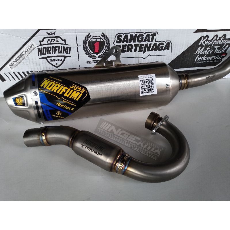 KNALPOT KLX150 ROCKET4 BORE UP