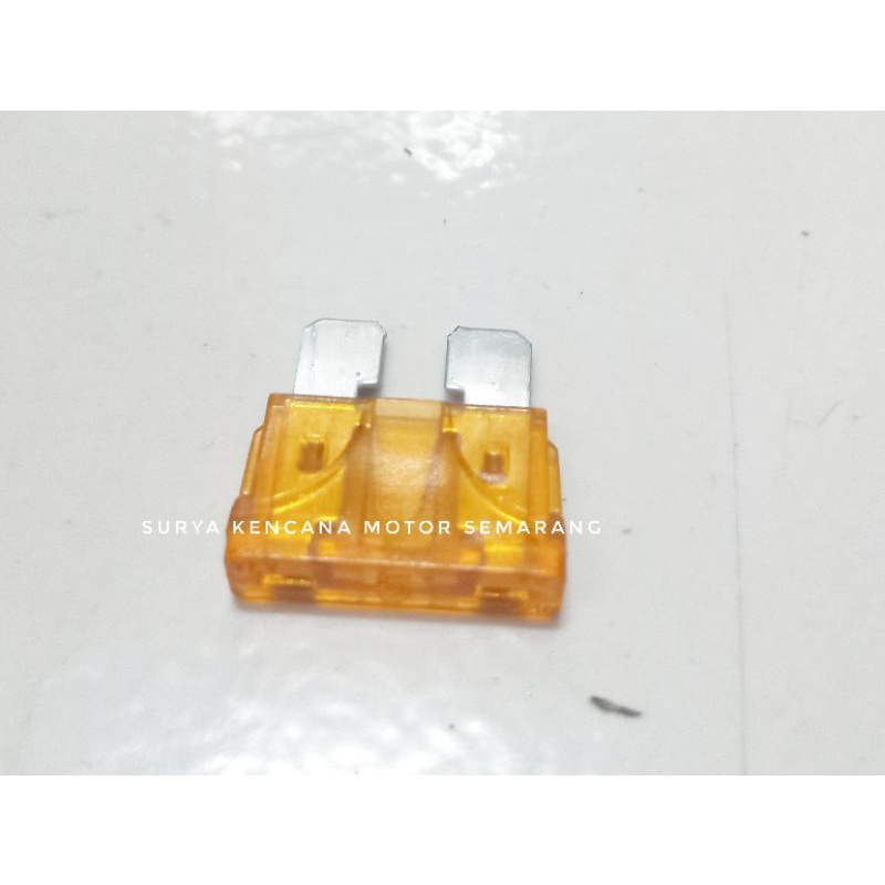 Sekring sekering 5 A universal motor Honda Yamaha Suzuki Kawasaki mobil