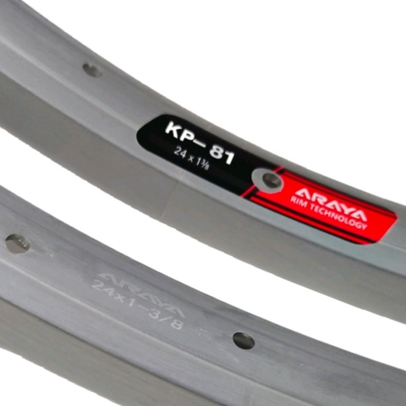 Velg Rims 24 x 1 3/8 ( 24 Balap) y  ETRO 540 Sepeda Minion Mini 36H ARAYA