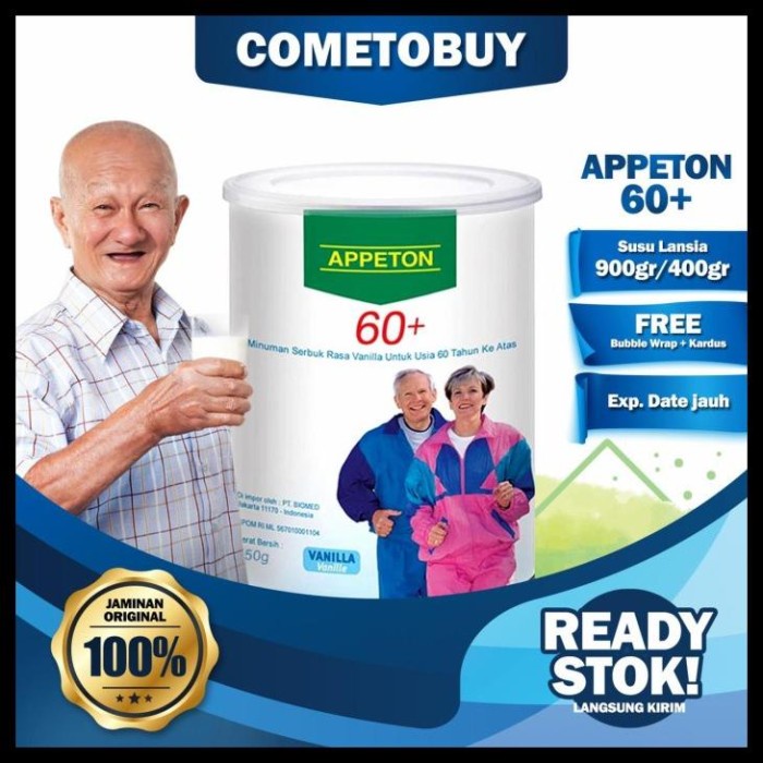 

Terbaru Appeton 60+ / Susu Lansia - Orang Tua (Vanilla) 400 Gram