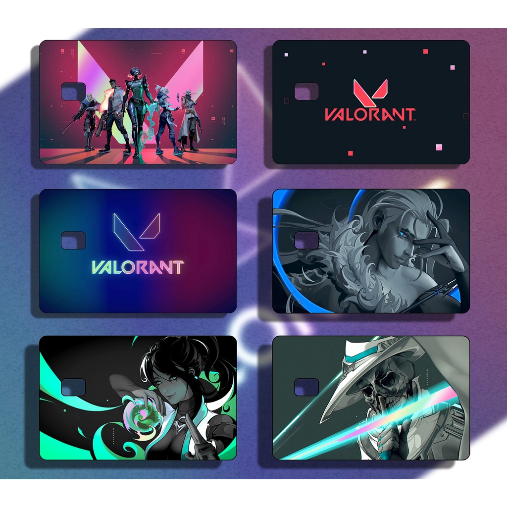 

VALORANT Stiker ATM Skin Hologram Kartu Debit Kredit
