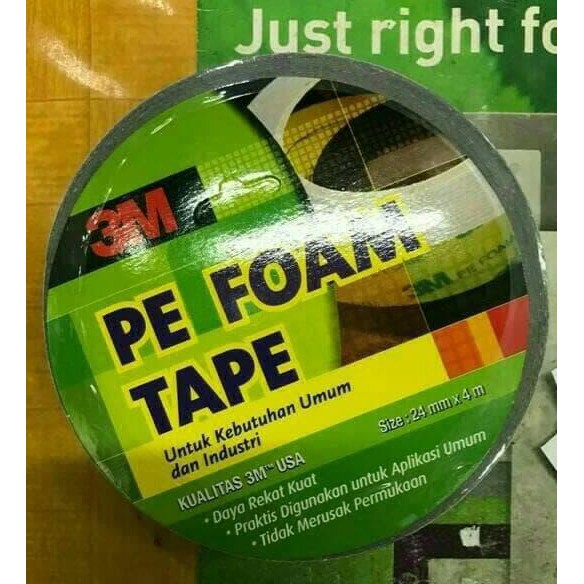 

double tipe 3 m pe foam tape original 24mmx4m