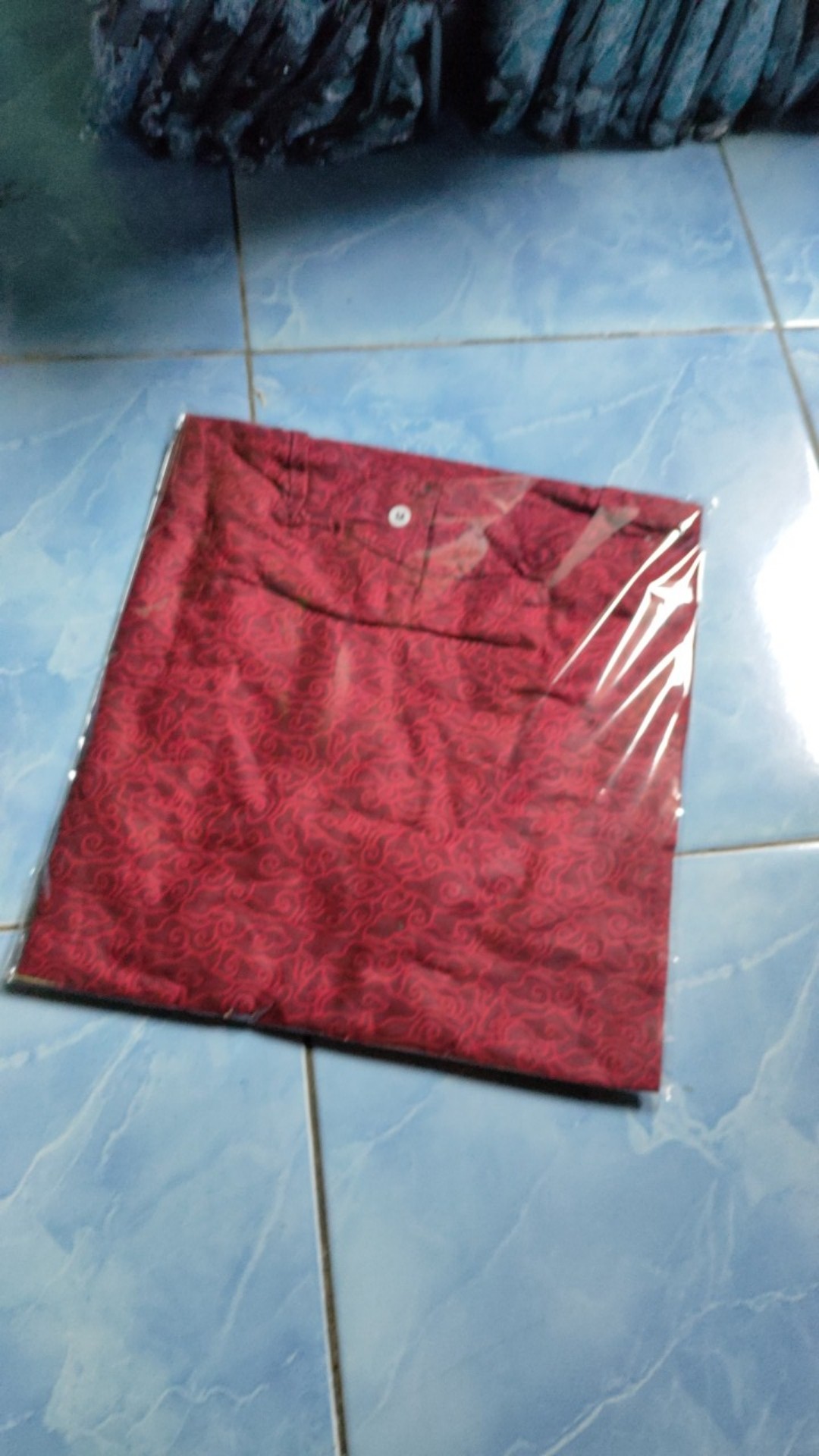 Batik Couple Keluarga Sania Ruffle Ori Ndoro Jowi Dnt Motif Mega Merah Termurah Di Shopee