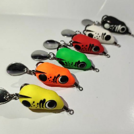 Soft Frog Lure 3cm Umpan Pancing Casting Kodok Karet