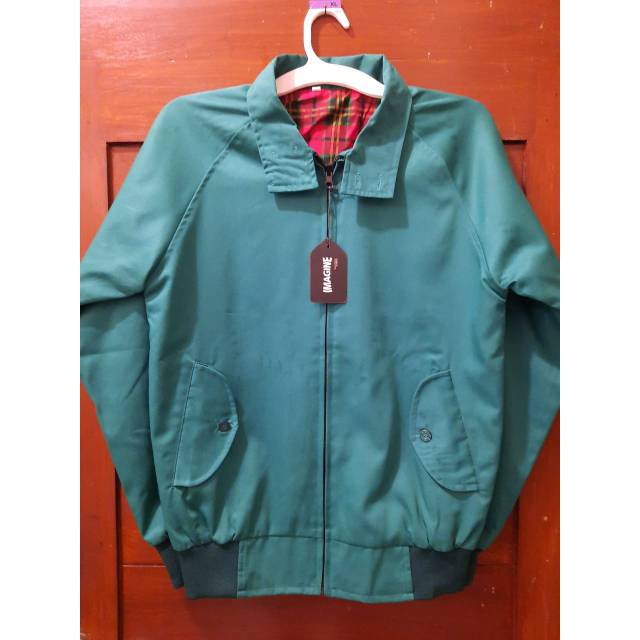 Harrington jacket polos ukuran M lokal