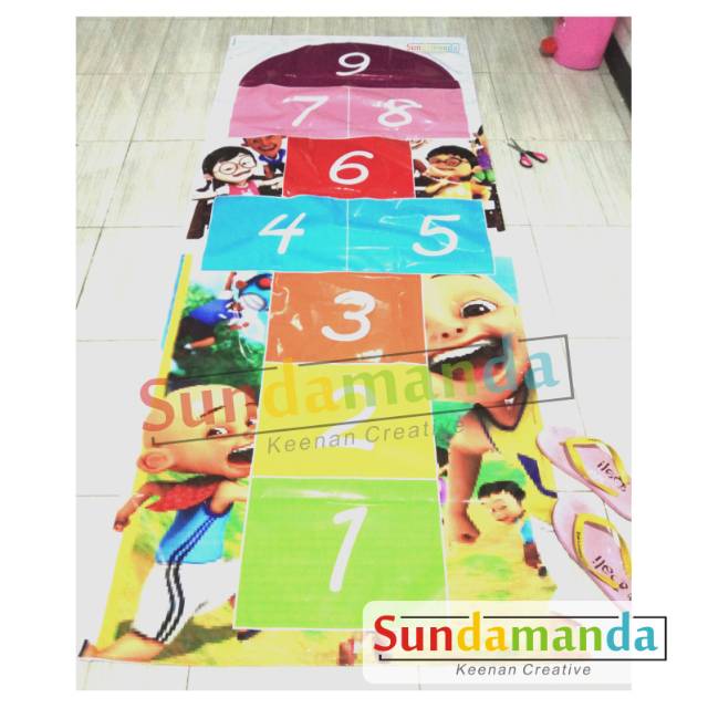 Engklek SUNDAMANDA || Mainan Edukasi ENGKLEK MODERN