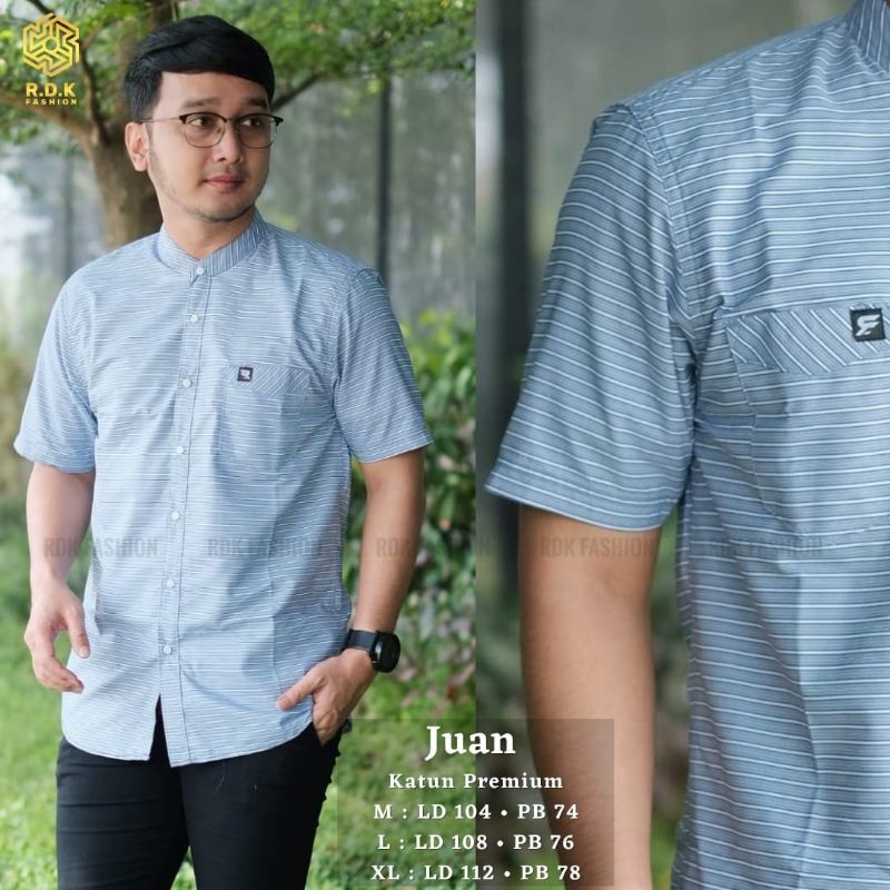 JUAN & JUMA BAJU KEMEJA KOKO KEMKO PRIA BY RDK @alv
