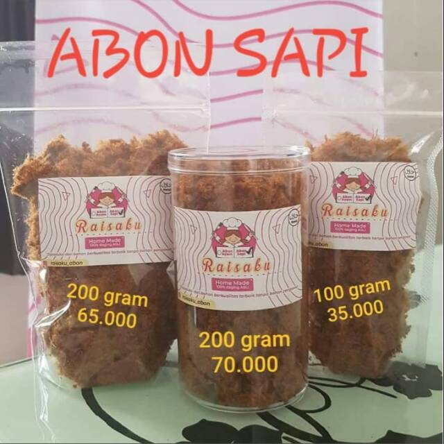 

Abon sapi asli
