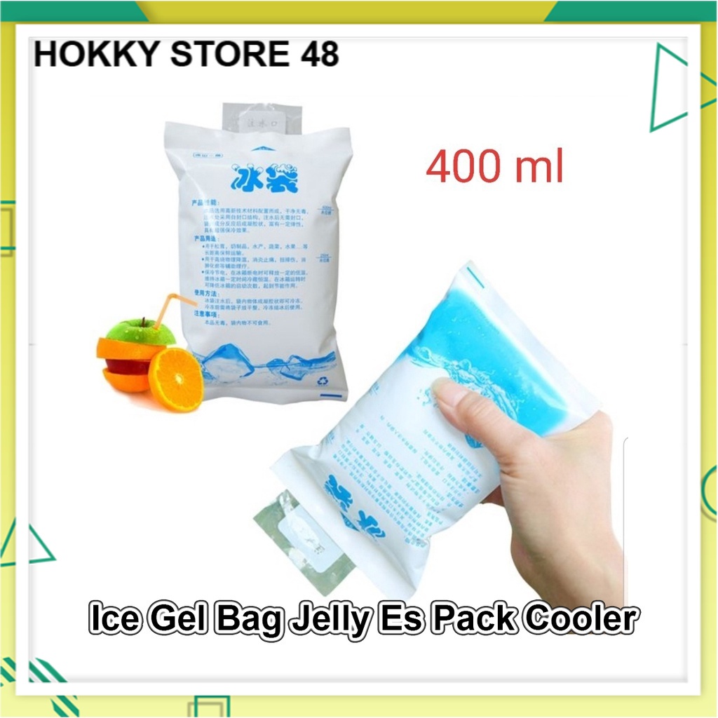 Ice Gel 400 ML jelly menahan dingin cooler bag / Pendingin Asi / Ice Pack / Ice Gel Gel Cooler Bag F