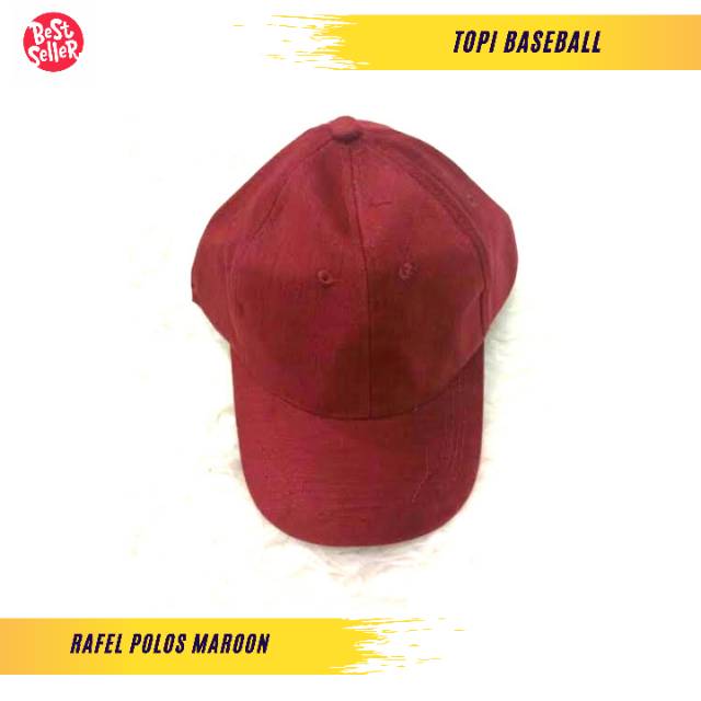 Topi Baseball Polos Cakop Unisex Bahan Rafel Denim Distro - Topi Distro Pria