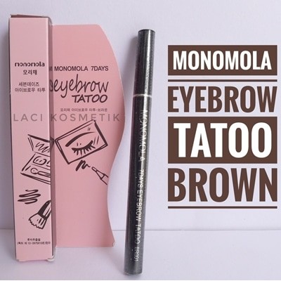 Unik Tatto Eyebrow Monomola BROWN Diskon