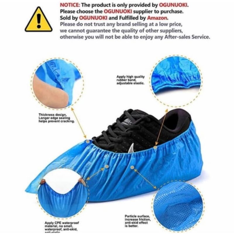 isi 10 pcs sarung sepatu plastik shoes anti becek banjir pelindung unisex