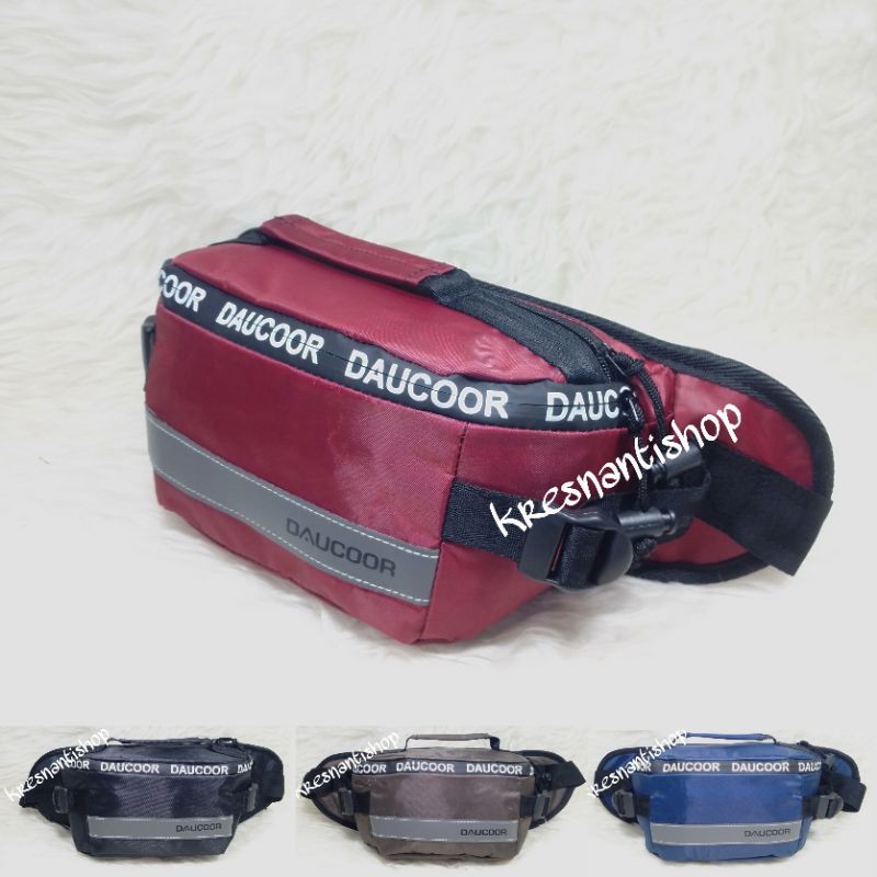 Tas waistbag selempang pinggang pria Daucoor