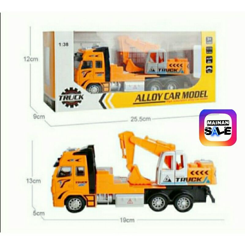MAINAN ANAK MOBIL BESI NYALA ALLOY CAR MODEL TRUK.