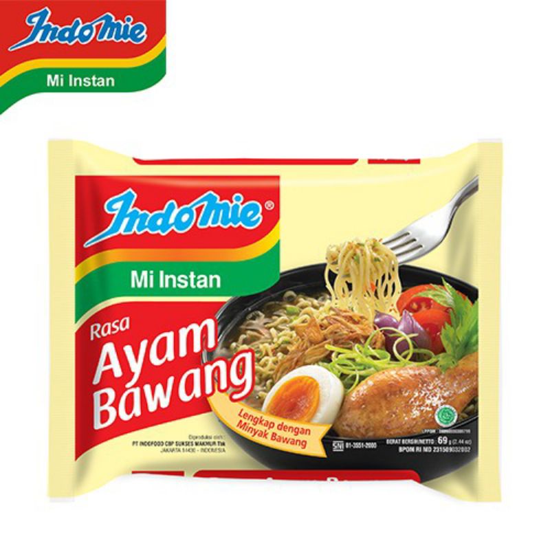 

Mi Instan Indomie Rasa Ayam Bawang 40 pcs