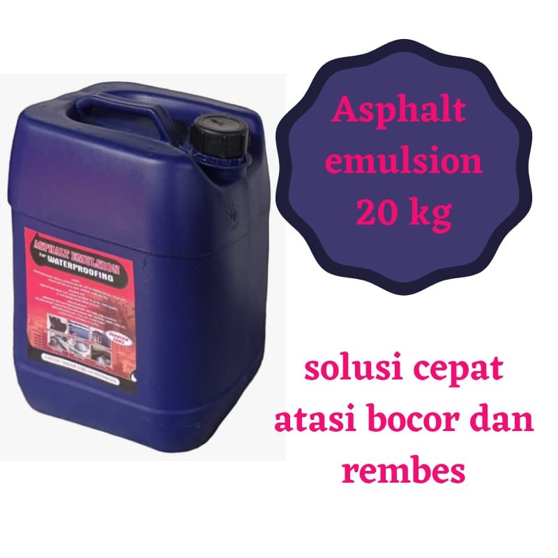 Aspal cair anti bocor 20 kg aspal cair Aspal emulsion Asphalt emulsion waterproofing aspal emulsion 