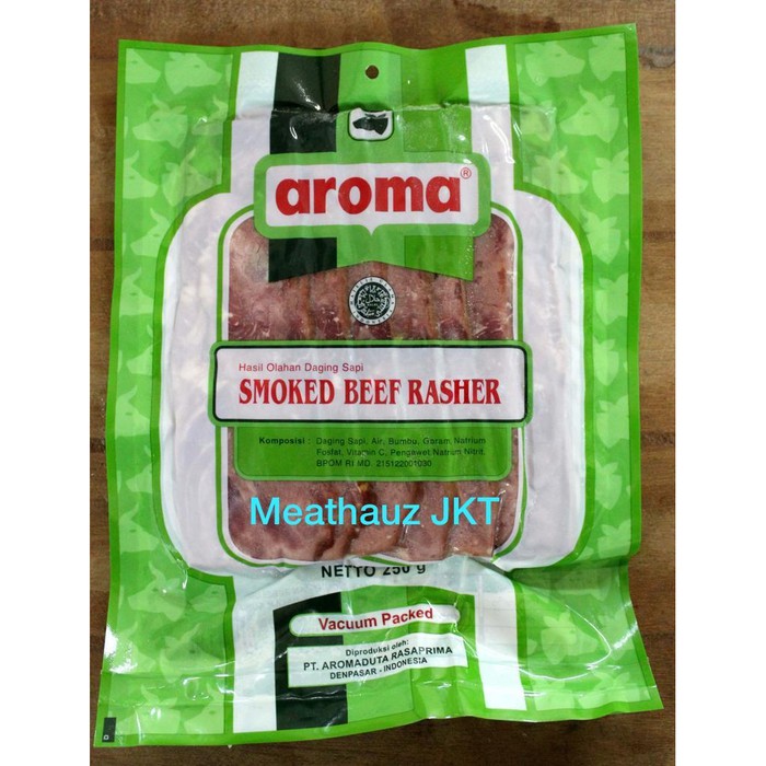 

Daging Smoked Beef Rasher 250gr