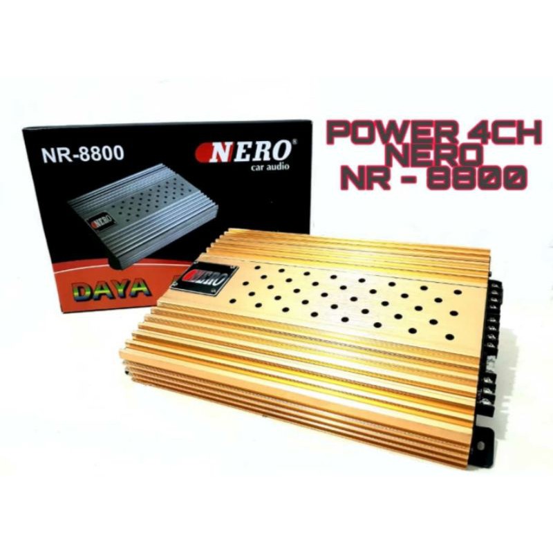 Power Amplifier NERO NR8800 4 Chanel MOSFET