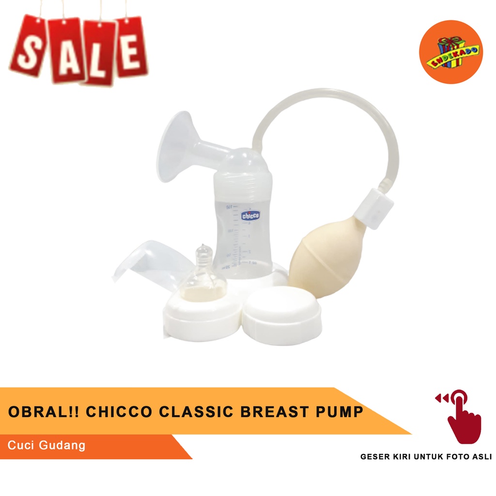 OBRAL!! CHICCO CLASSIC BREAST PUMP - Cuci Gudang