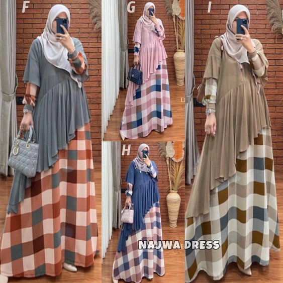 Gamis NAJWA DRESS Original by DLOVERA