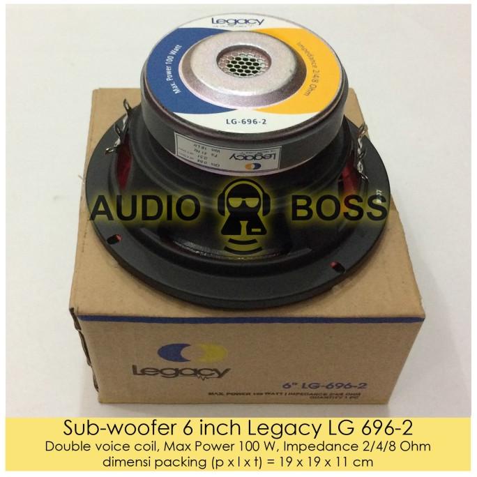Speaker Subwoofer 6 inch Legacy LG 696-2 / Subwoofer 6" Legacy LG696-2