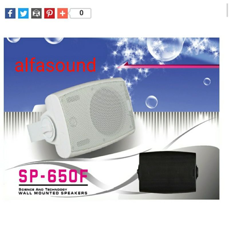 Speaker Pasif Fahreinheit SP 650F harga sepasang Speker SP650F 650 F