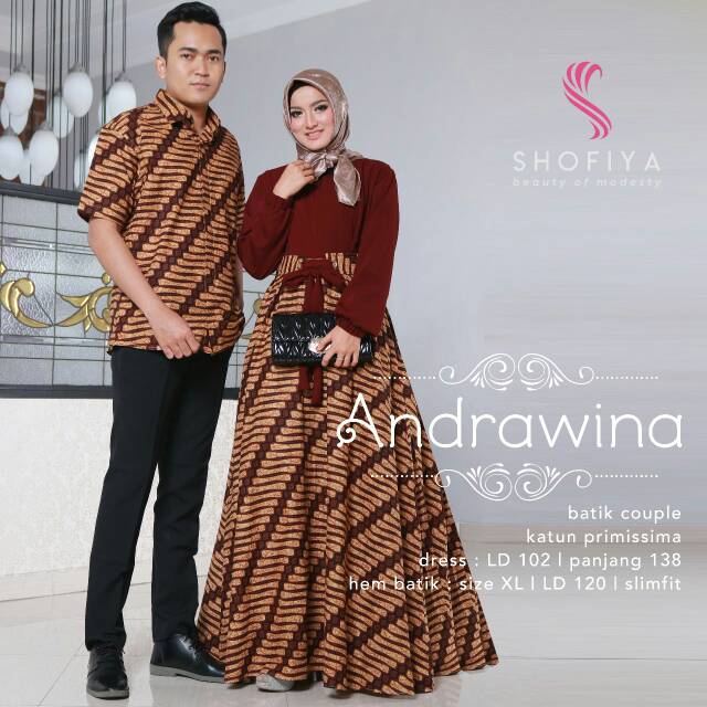 Couple Batik Andrawina By Shofiya Shopee Indonesia