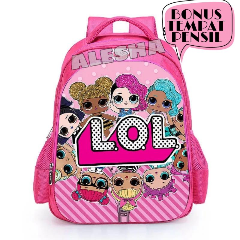 TAS RANSEL ANAK LOL/ TAS SEKOLAH ANAK LOL / TAS ANAK LOL TAS ANAK PEREMPUAN TAS ANAK CEWEK