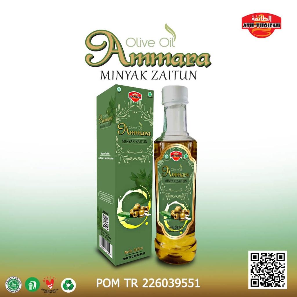 Minyak Zaitun Ammara Olive Oil Import 325ml