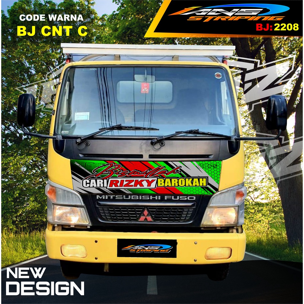 STIKER KAP DEPAN TRUK  RAGASA / STIKER KABIN TRUK RAGASA,UMPLUNG / STIKER KAP CUP DEPAN TRUK DINA,FUSO