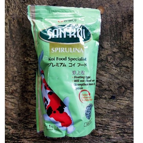 sankoi makanan ikan koi Spirulina sankoi medium pakan pelet ikan koi sankoi medium original