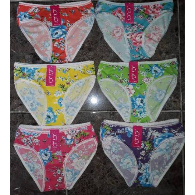 Cd remaja motif Celana dalam wanita motif