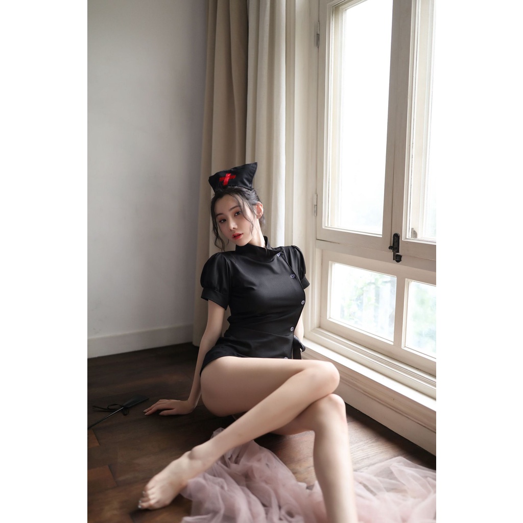 LI-132 lingerie pakaian dalam baju tidur wanita nurse perawat cosplay