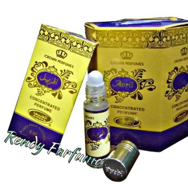 Parfum Arab DOBHA 6ml Roll On Non Alkohol Aroma Avril