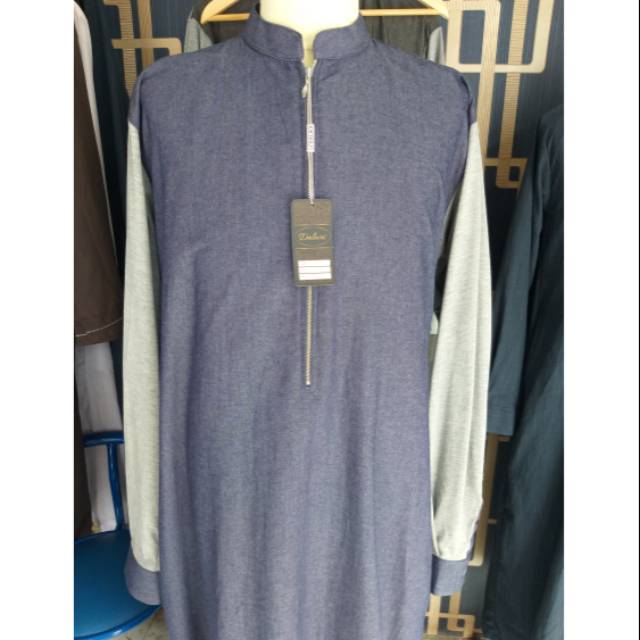 Gamis levis Dalwa lengan panjang (bahan kaos)