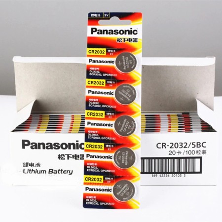 Baterai/Batre Kancing Panasonic CR2032 (isi 1 pcs)