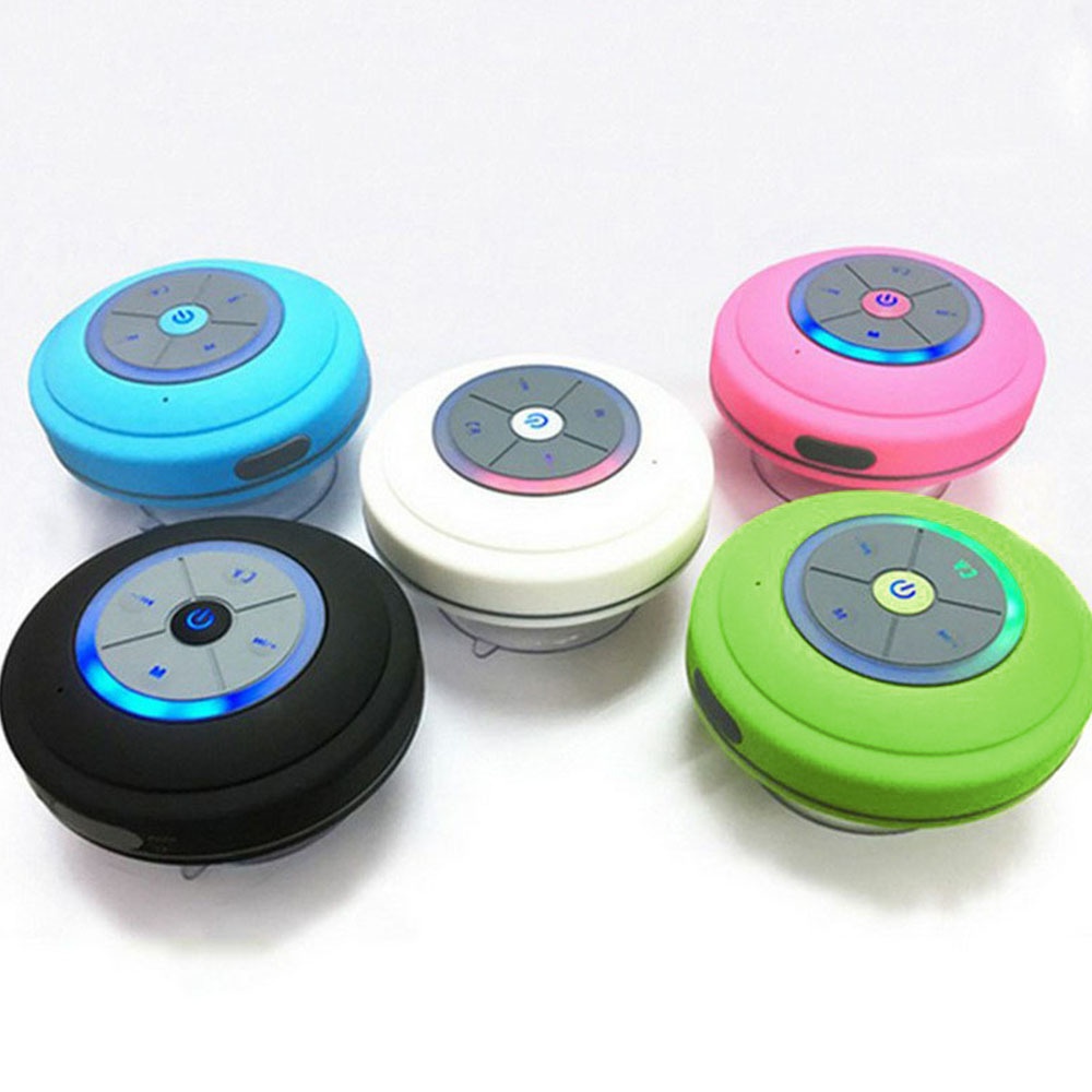 Speaker bluetooth tahan air Cangkir hisap speaker bluetooth Speaker kecil portabel Speaker bulat ber