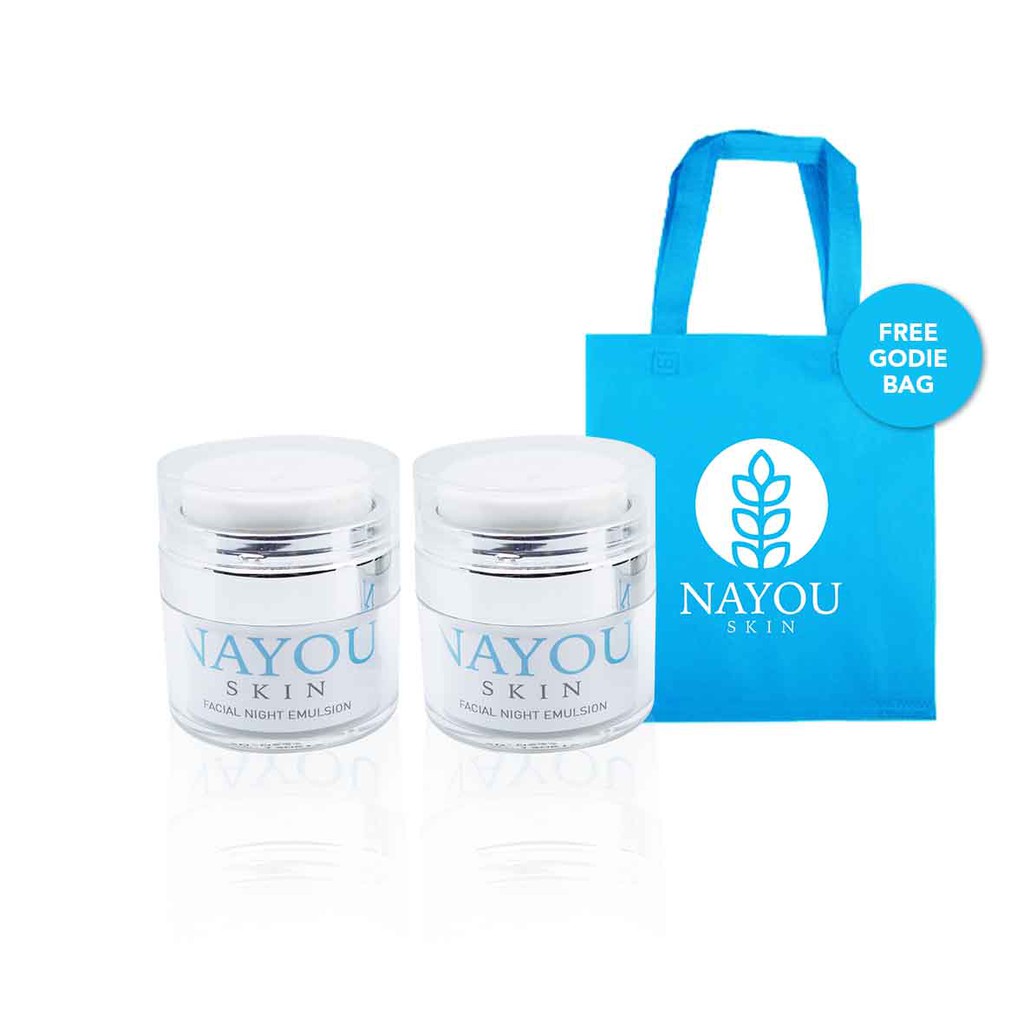 

[TWINPACK] Nayou Skin Facial Night Emulsion