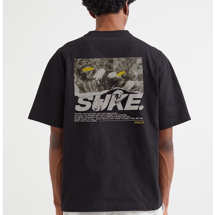 BAJU KAOS STREEWEAR SMITH BLACK | KAOS SMITH | T-SHIRT HOUSE OF SMITH | SMITH