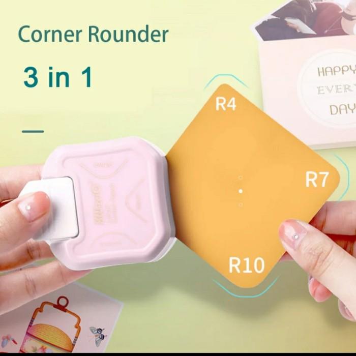 

Delia | 3 In 1 Kw-Trio Corner Rounder Punch Pemotong Sudut Kertas R4 R7 R10