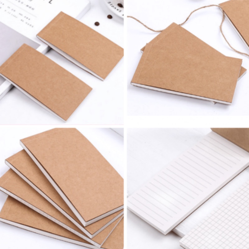 Vintage Kraft Paper Small Book Notebook Portable Small Notebook Portable Mini Writing Pad